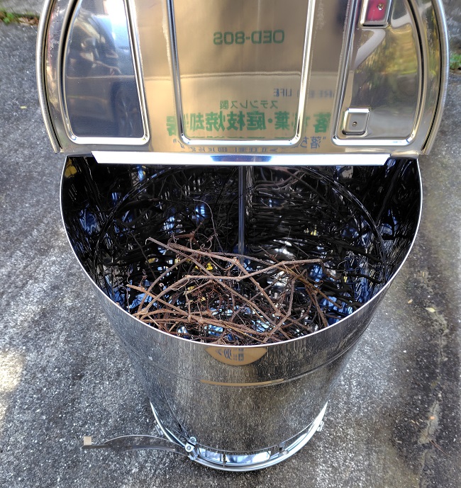 落ち葉焼却器